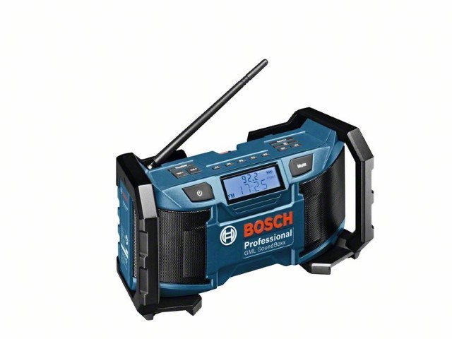 BOSCH WORKSITE RADIO 18V AM/FM EQUALIZER PLAY IPOD/MP3 RUNS OFF 18V